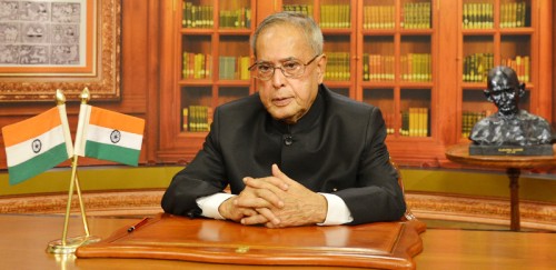 pranab mukherjee addressing the nation