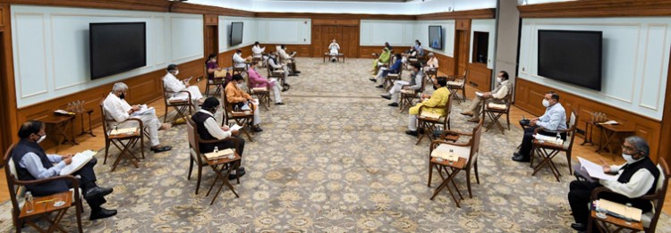 narendra modi chairing the cabinet meeting