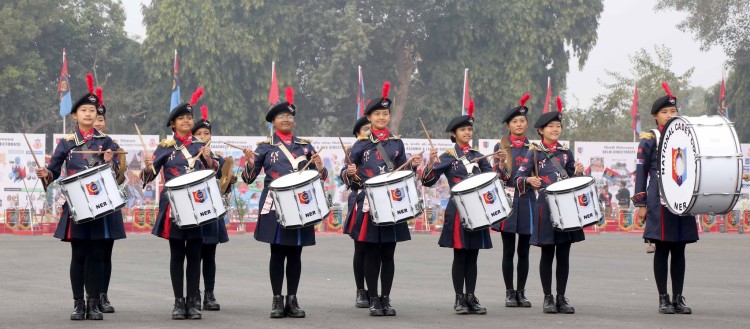 ncc girls band of north east ready