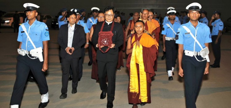 relics of lord gautam buddha taken from india to mongolia