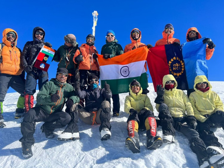 ncc's first mountaineering expedition completed