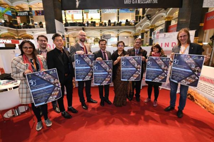 inauguration of iffi 2019 poster at berlin international film festival