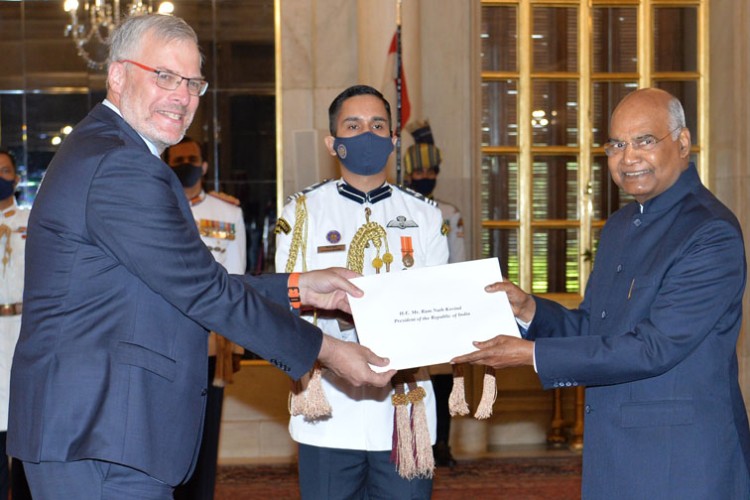 president ram nath kovind accepted credentials from ambassadors