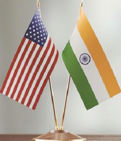 us and india flag