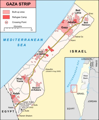 map of gaza patti in israel