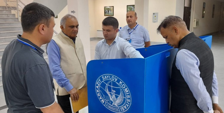 election commissioner of india visits uzbekistan