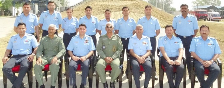 air marshal c hari kumar, inspector of air force center, patiala