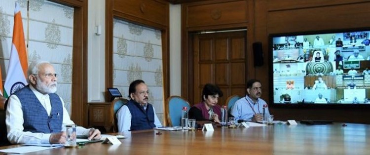 pm interacts with all cms to combat covid-19