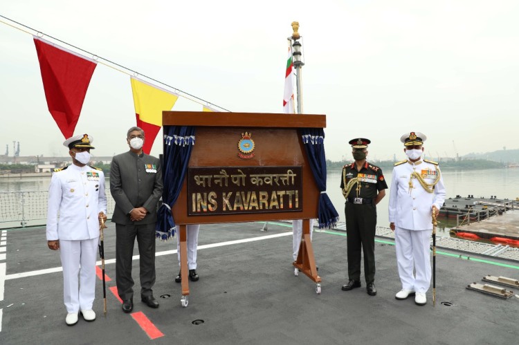 ins kavaratti joins navy fleet