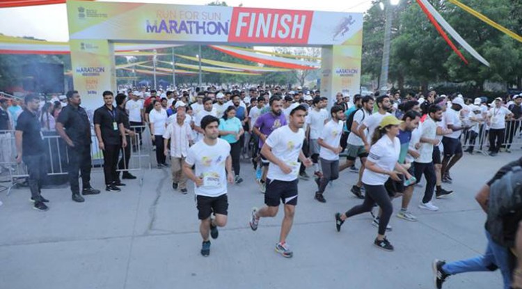'run for sun' marathon in delhi