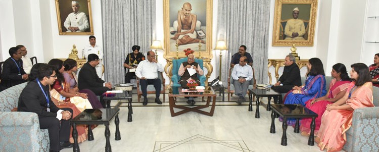 ias and ifs trainee officer met governor ram naik