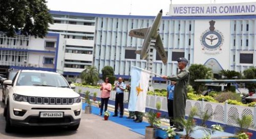 car bike rally rides off western air command