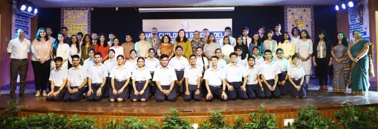 awarded students of navy children school delhi