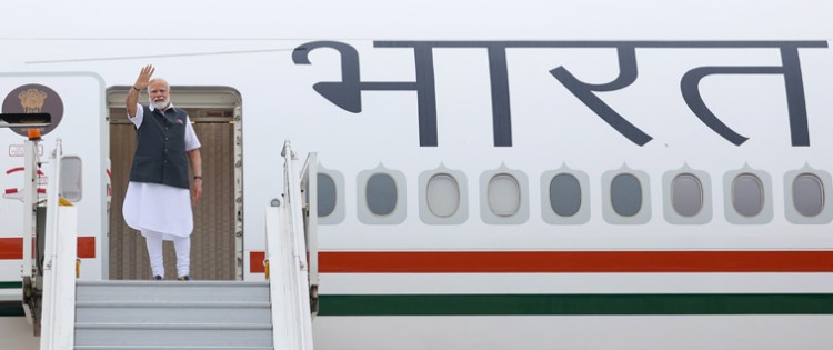 pm leaves for france-uae visit