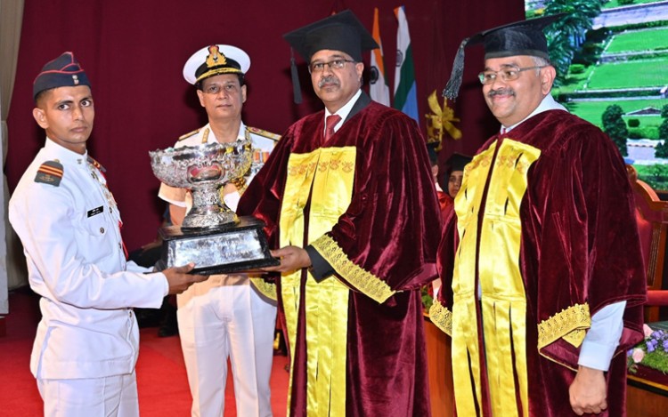 awarded graduation degree to nda cadets