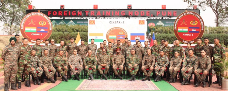 india-cambodia military exercise begins in pune