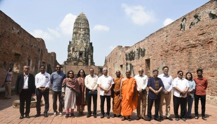 bihar governor visits ancient city of ayutthaya in thailand