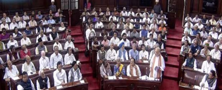 union home minister amit shah in rajya sabha