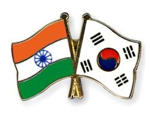 india-korea flag