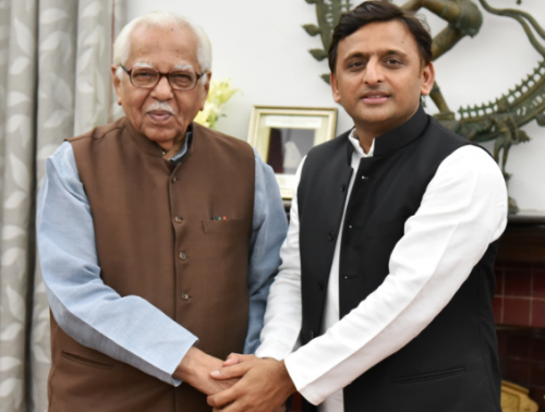 governor ram naik and akhilesh yadav