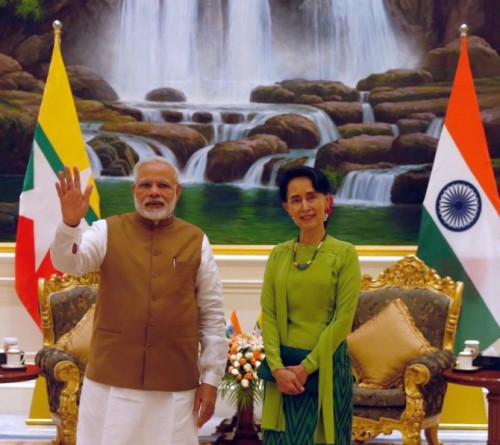 prime minister narendra modi's unprecedented welcome in myanmar