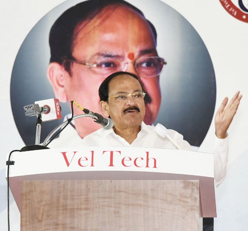 vice president m. venkaiah naidu addressing