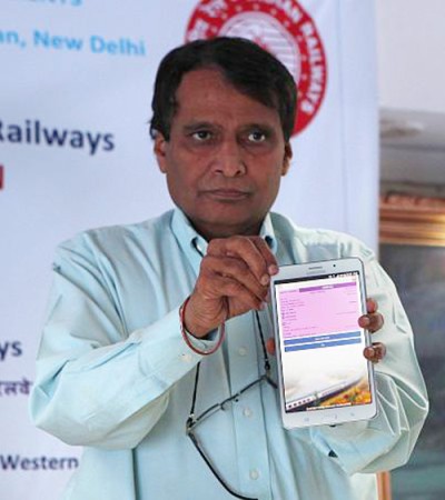 suresh prabhakar prabhu launching the mobile application