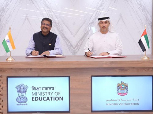 india-uae education ministers signed agreement on educational cooperation