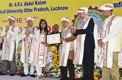 governor ram naik gave medals and titles to the students