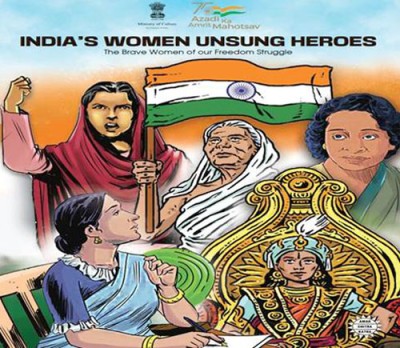 illustrated book on heroines of freedom struggle