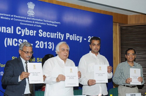 kapil sibal releasing the national cyber security policy 2013