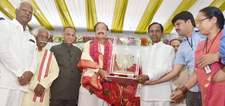 vice president's honor in hyderabad