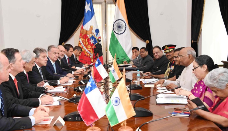 delegation level talks between india and republic of chile