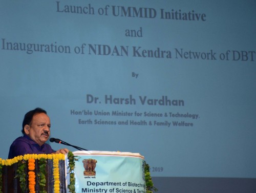 union health minister dr. harsh vardhan