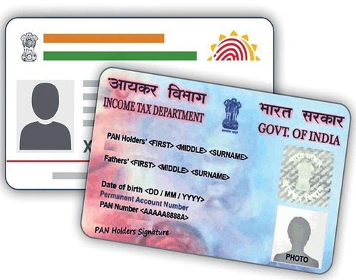 aadhaar card linked with pan