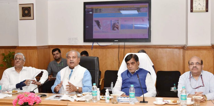 narendra singh tomar, national general document registration system inauguration