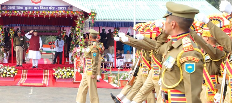 foundation day celebration of border security force in hazaribagh