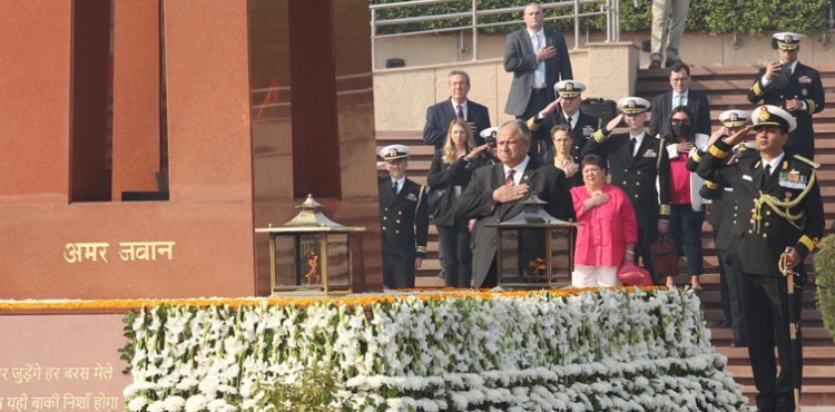 america's navy secretary came to india