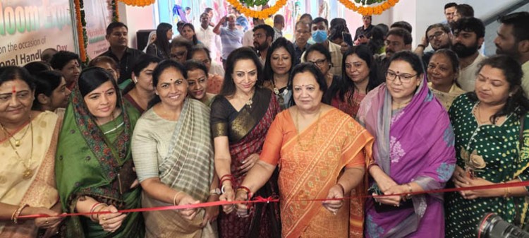 mps inaugurate handloom expo