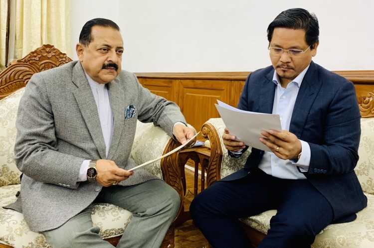 dr. jitendra singh and meghalaya chief minister