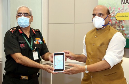 rajnath singh launched the dgncc mobile training app