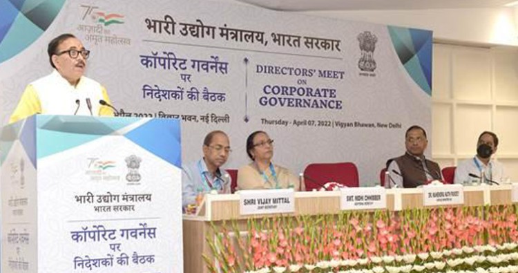 directors' meeting on corporate governance of ministry of heavy industries