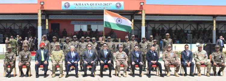 indian army's multinational exercise in mongolia