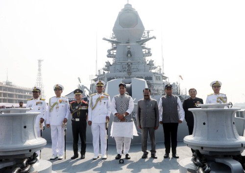 ins mormugao commissioned into navy