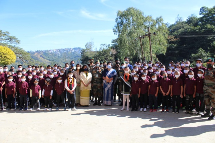 general mm naravane inaugurated a new residential facility at kohima orphanage