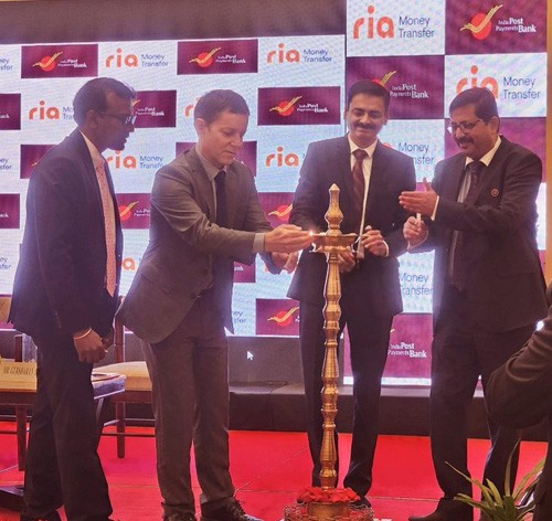 india post payments bank collaborates with ria money transfer