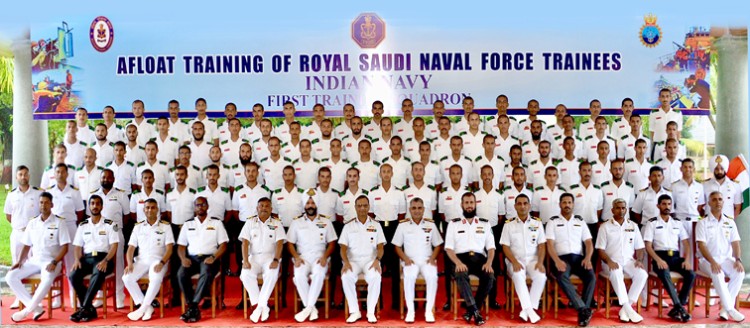 high-level training of saudi navy forces in indian navy