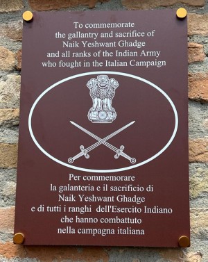 memorial of martyred indian soldiers in italy