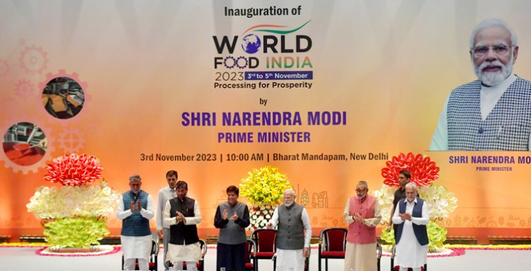 prime minister inaugurates mega food event 'world food-2023'