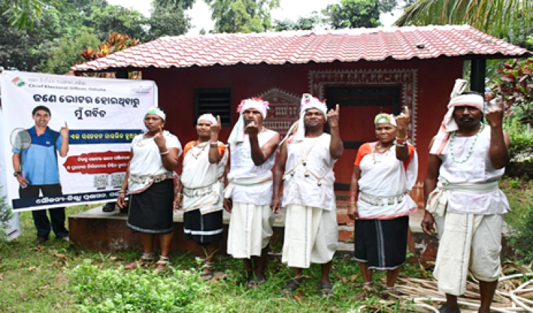 tribal people involved in electoral process on a large scale